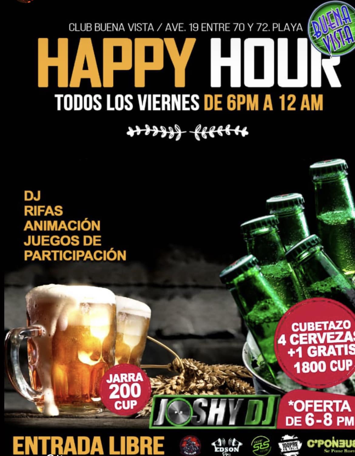 happy hour buena vista club